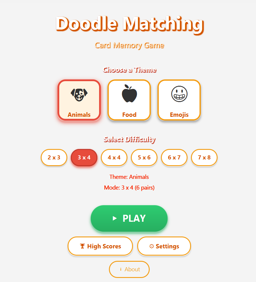 Memory Card Game
